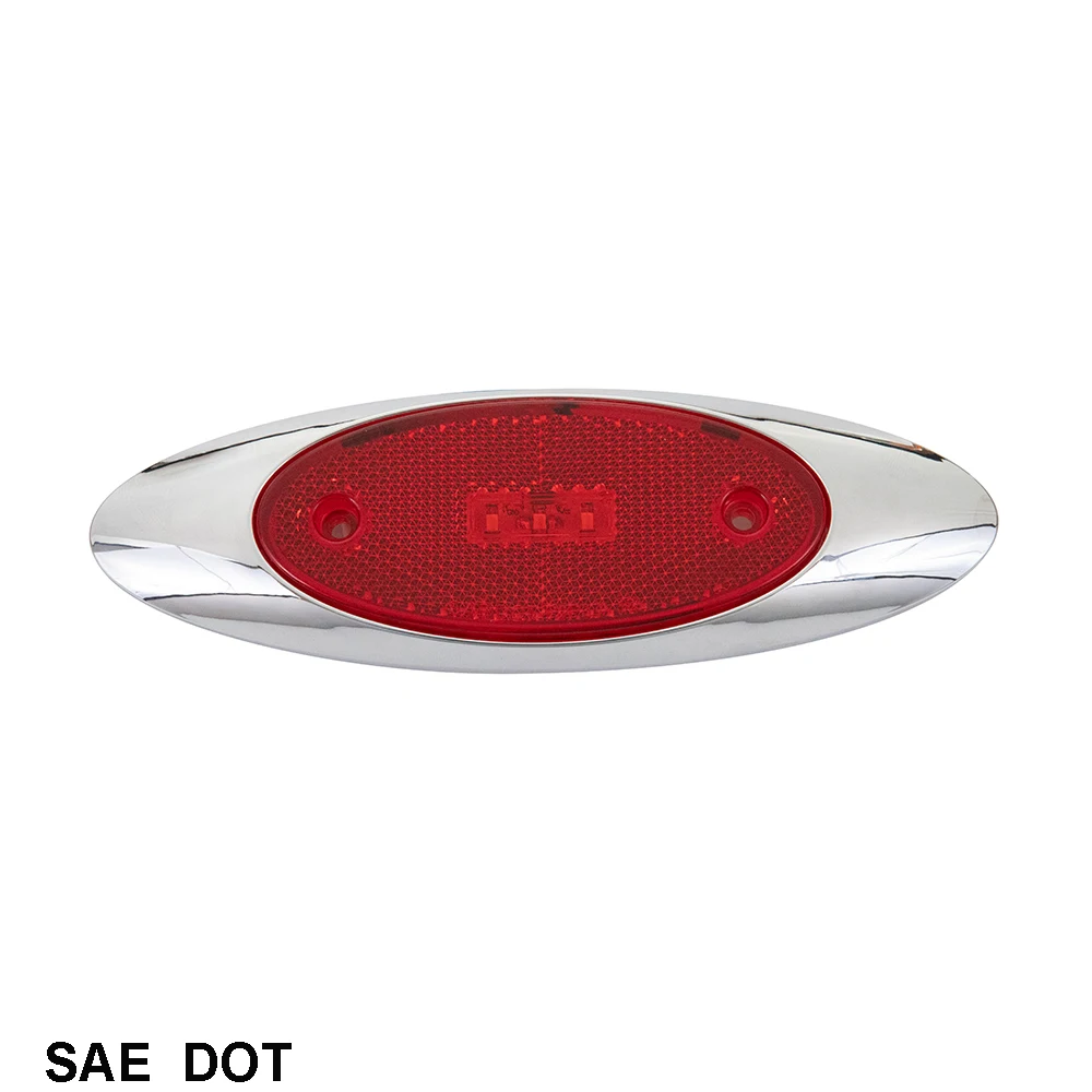 4,2 дюймов Овальный LED габаритный фонарь с рефлекторный Отражатель объектива светодиодный осветитель прицепа