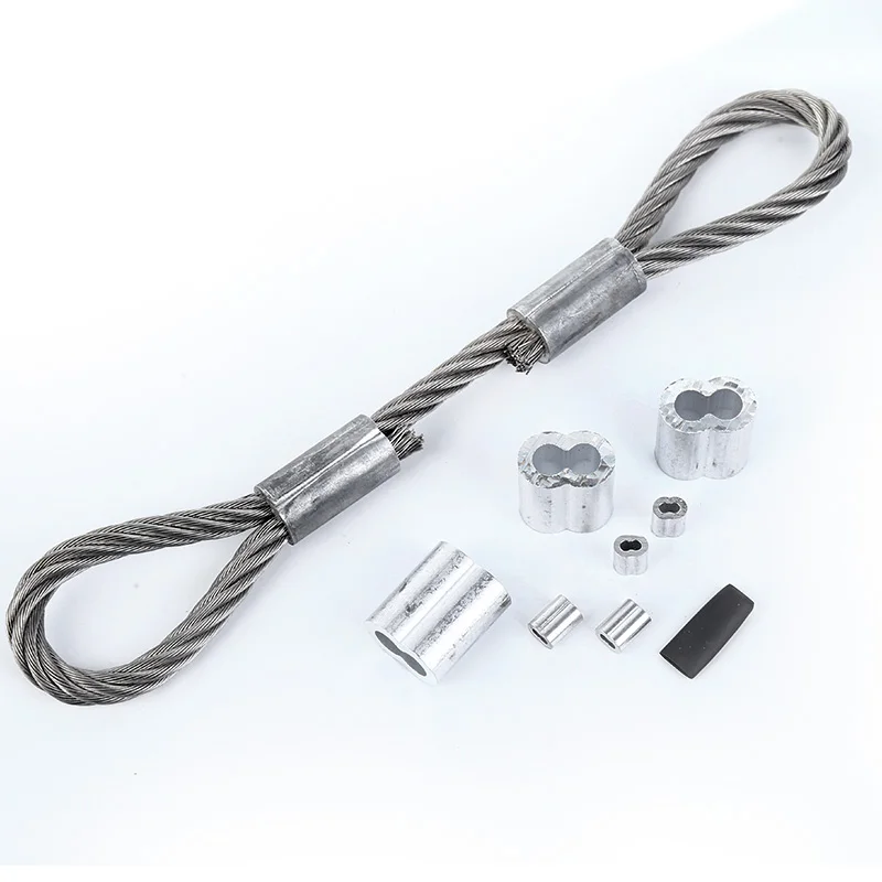 Aluminum Clips 1.5mm for cable to form loop