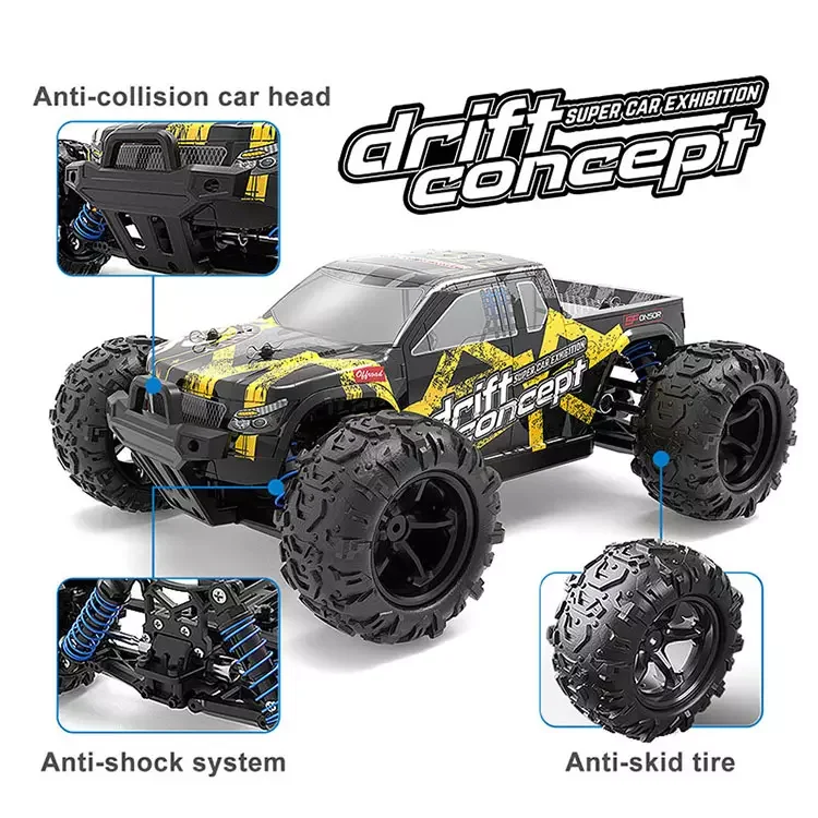 PXtoys Enoze 300E Brushless RC Car Remote Control Car 4WD 1/18 Scale 45km/h High Speed RC Racing Vehicle Monster Truck for Kids