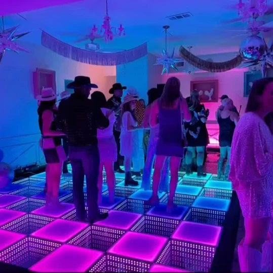 wireless night club dj disco stage party infinity dance floor