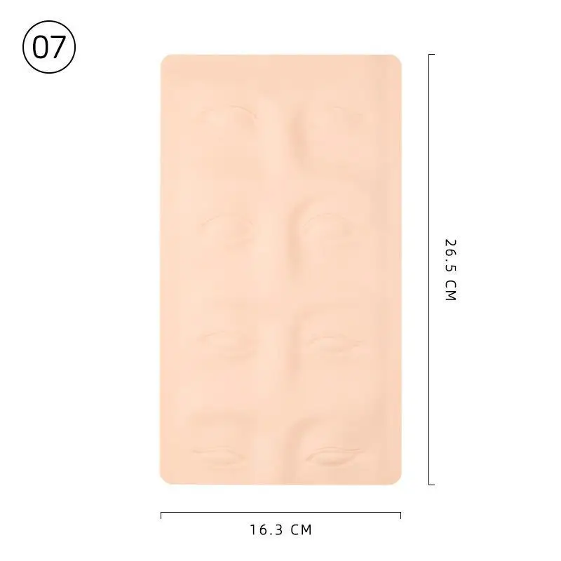 Professional Accessories Silicone Lip Eyebrow Blank Artificial Tattoo Practice Skin Microblading Permanent Makeup Fake Skin