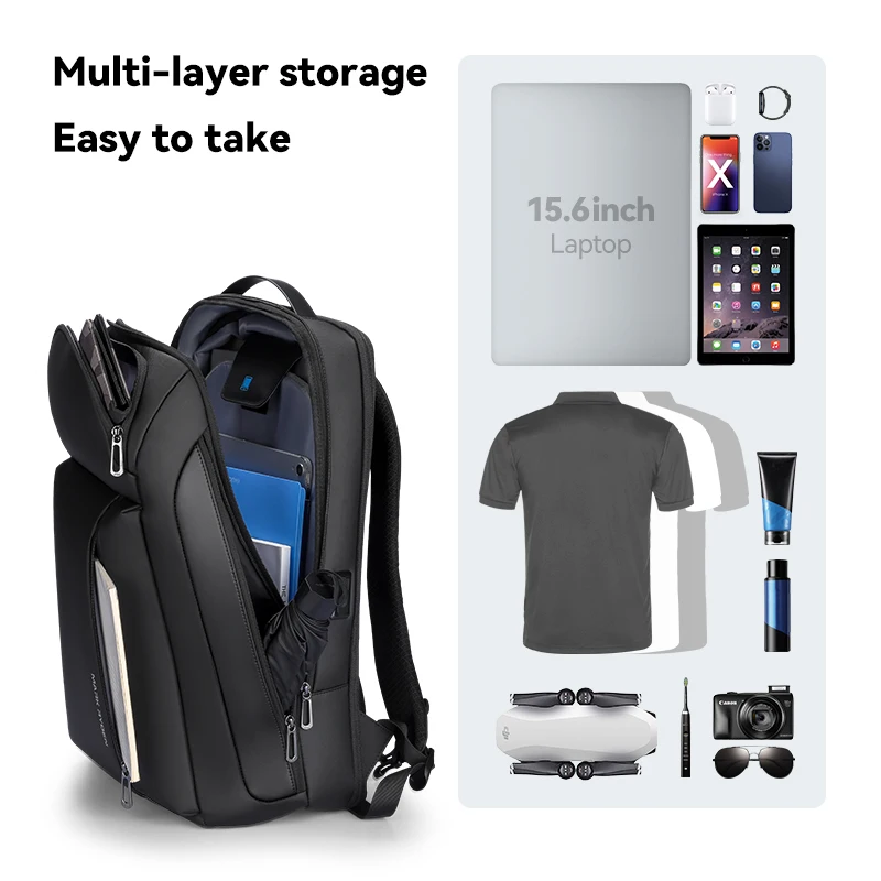 Mark Ryden Factory hot sale laptop bag business trip backpack large capacity shoulder bag G1_MR9808-B