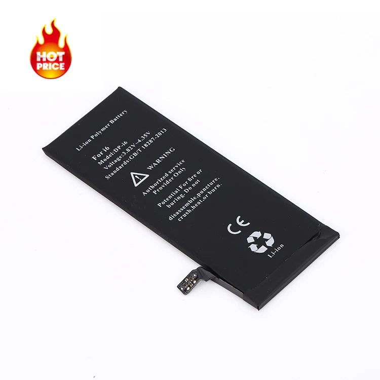 3.82-4.35V Smartphone Battery 2250mAh Wholesale Liion Polymer Mobile Phone Battery for iPhone 6