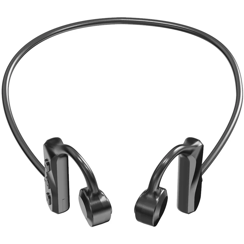 2022 earphone Amazon Best Selling Bone Conduction Hanging Neck In-Ear Headphones Portable Sports Blue tooth with Mic earphone
