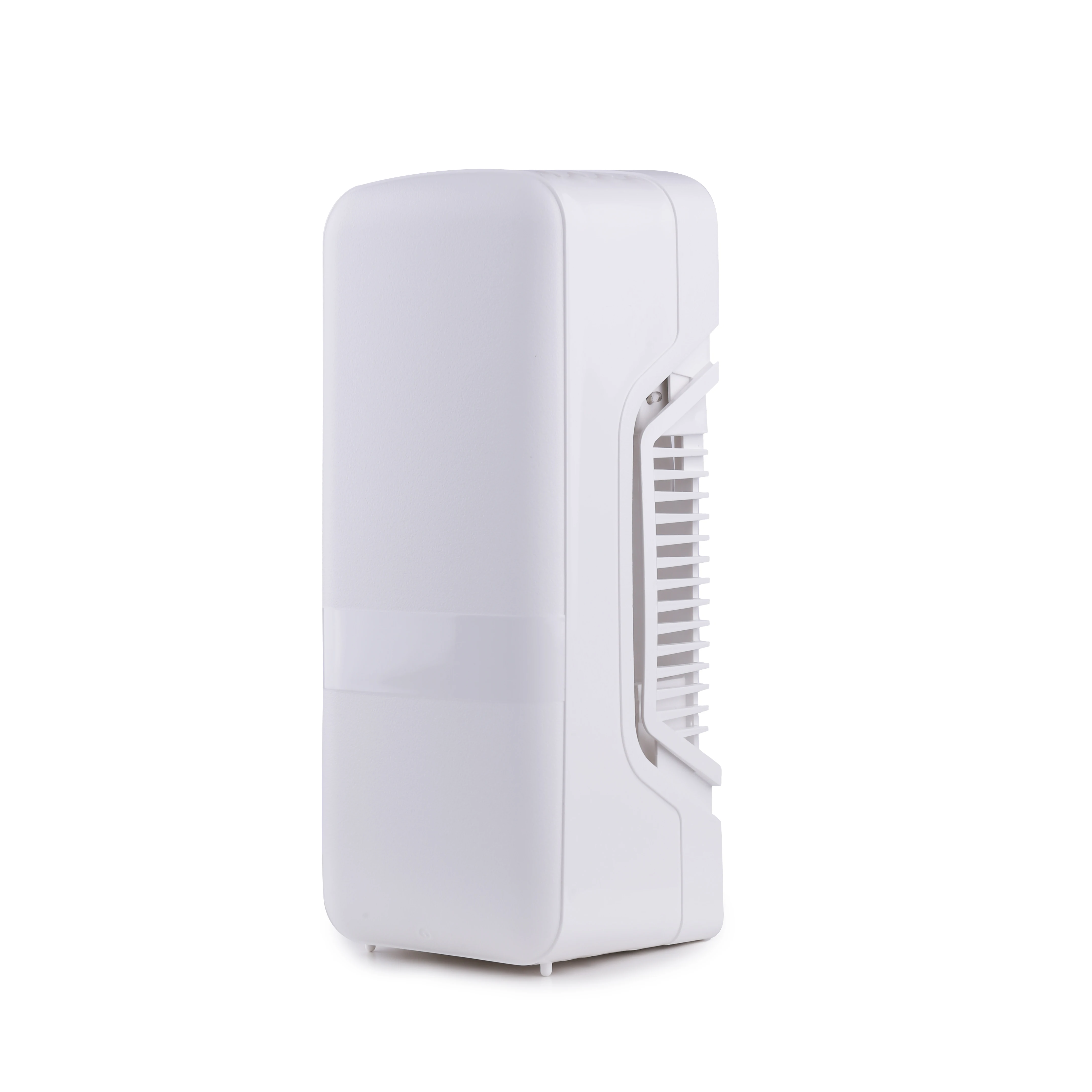 White Simple Operation Parfum Automatic Air Freshener Parfum Battery Fan