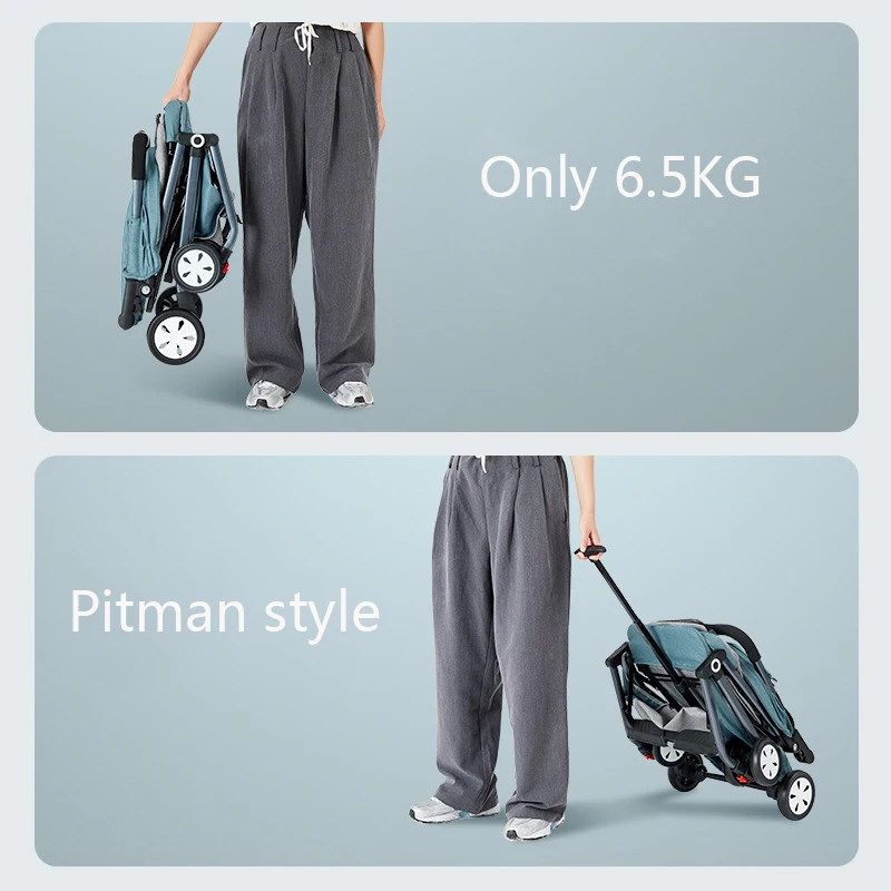 Hot style Aluminium Alloy PE board 2 in 1 pitman style baby walkers strollers