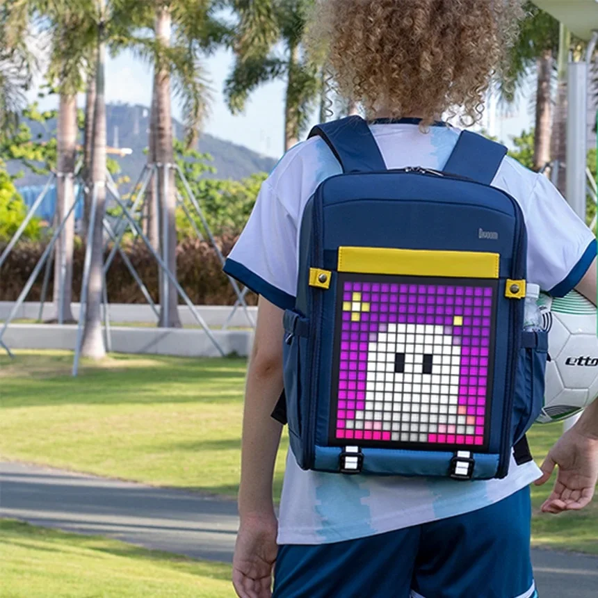 Divoom Backpack S Youngster персонализируемый светодиодный рюкзак экран с управлением через приложение водонепроницаемый