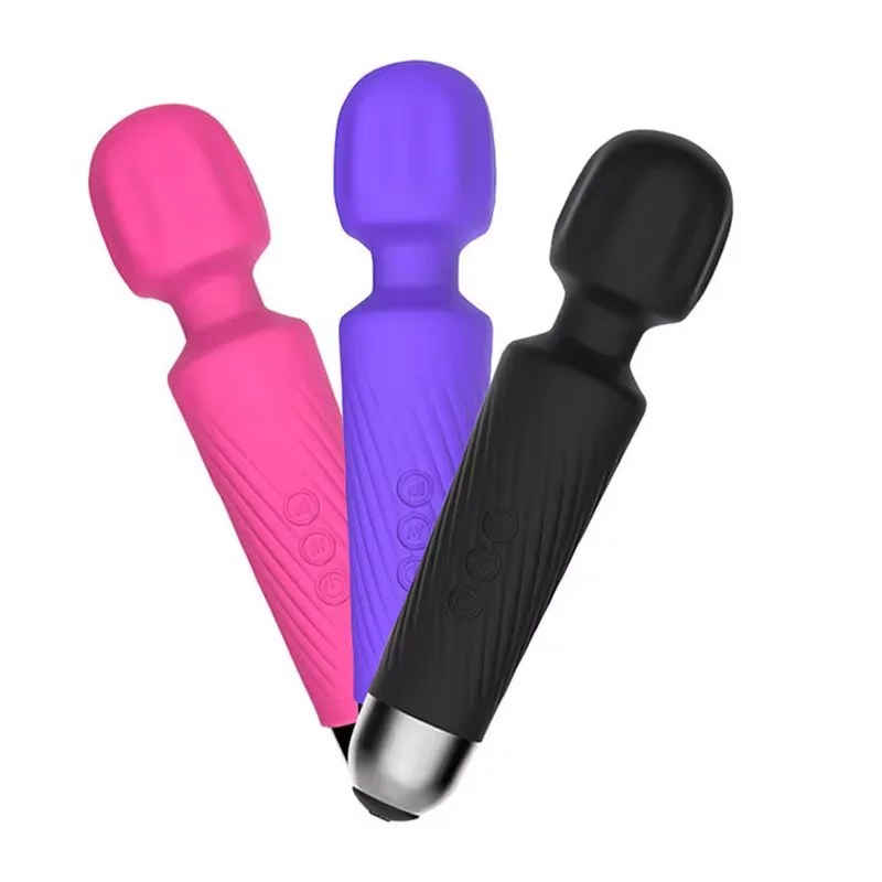 Rechargeable Personal Massager 20 Patterns & 8 Speeds Perfect for Tension Relief Muscle Back Soreness Recovery Women Men