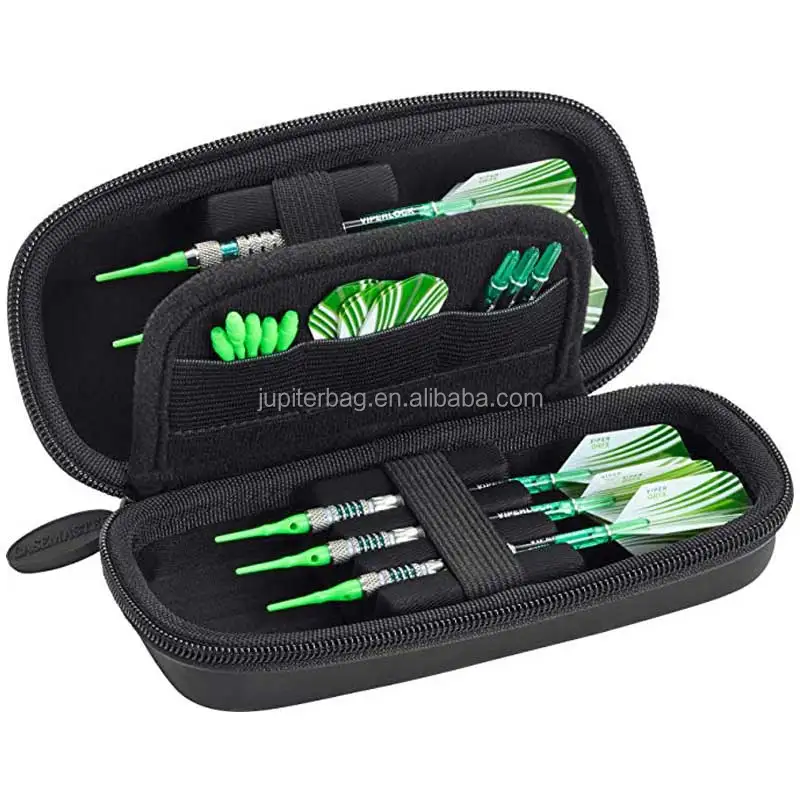 EVA hard Shell Dart travel Case organizer kit for Tips Shafts Flights with flag printing