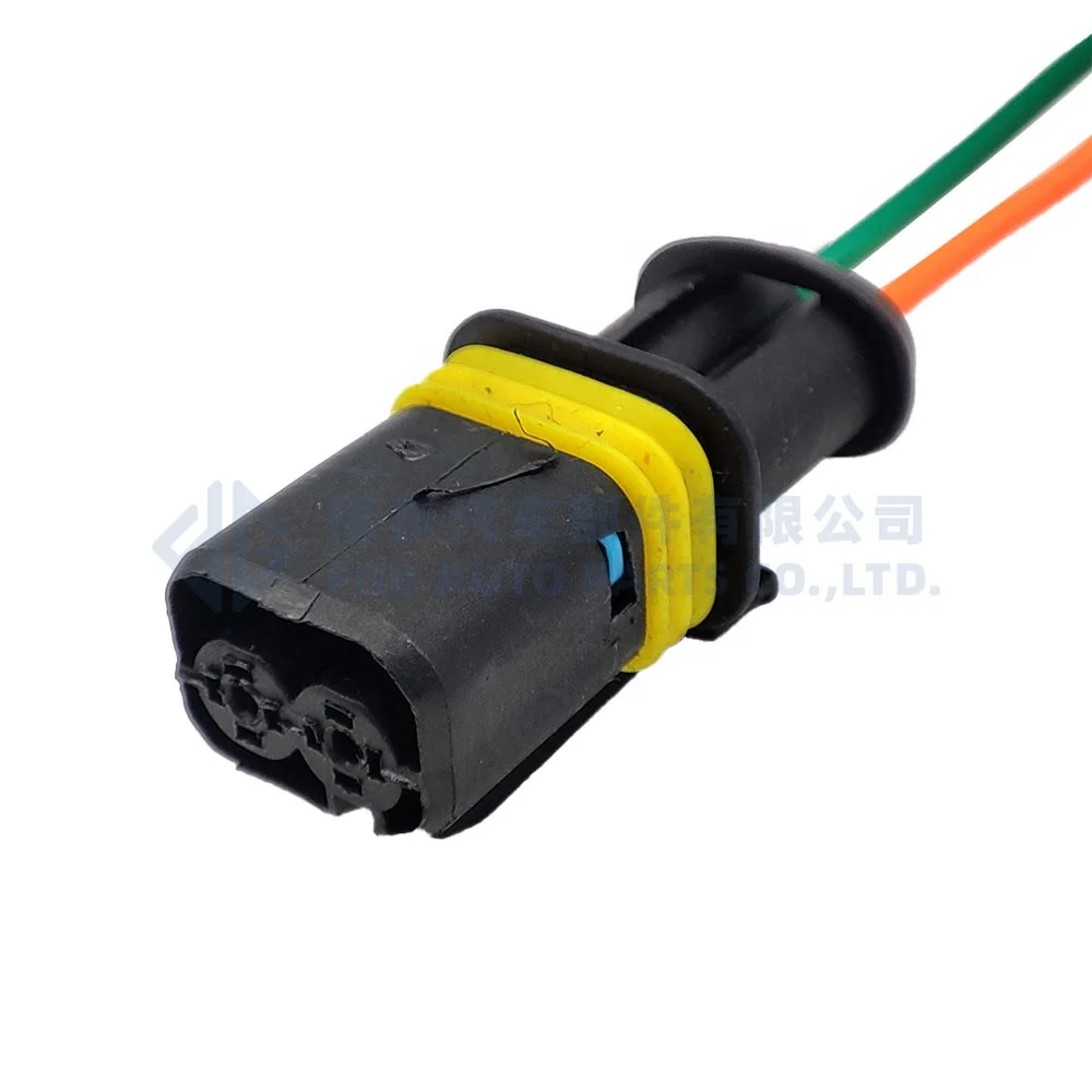 0090-113 1 Set 2 Pin Motor start relay plug automobile waterproof Lear female connector for B-osch 182860000