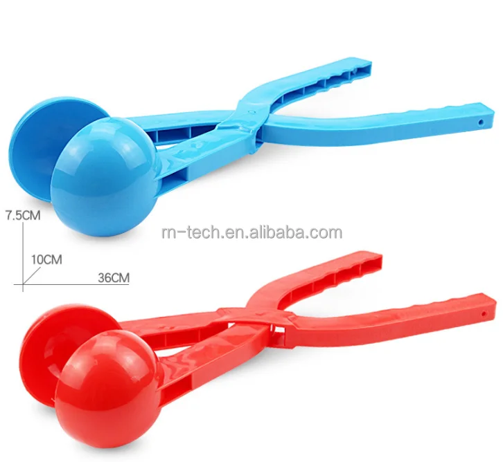 Winter Snowball TOYS Fights Game Kids Heart Plastic Snowball Clip Toy Quick Flexible Simple Snow Ball Maker Clip FOR KIDS