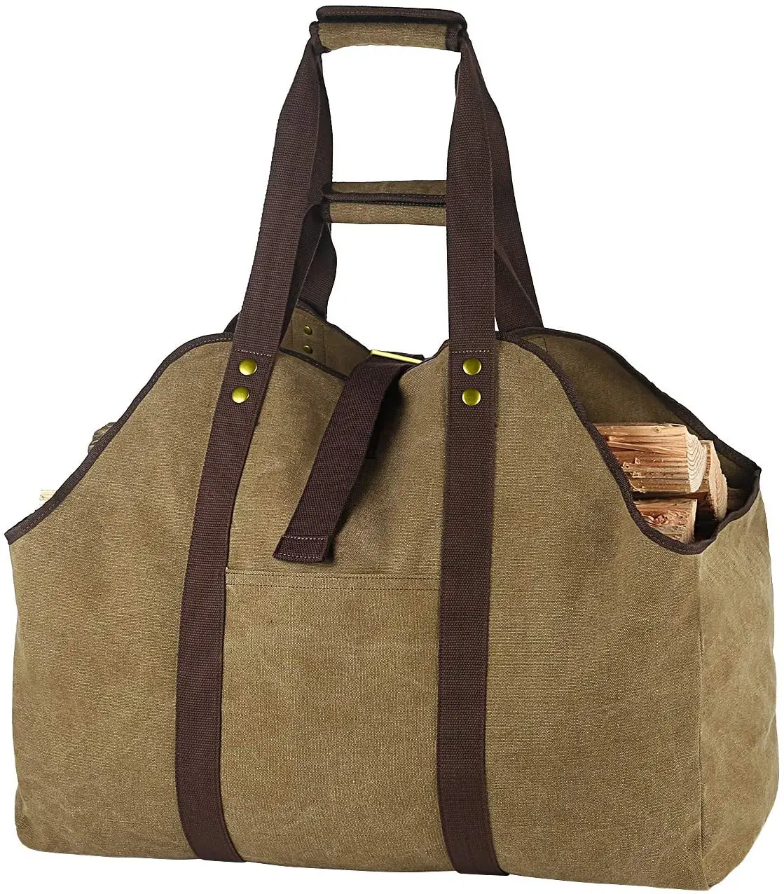 Large Capacity Bags for Firewood Log Storage Carry Bag