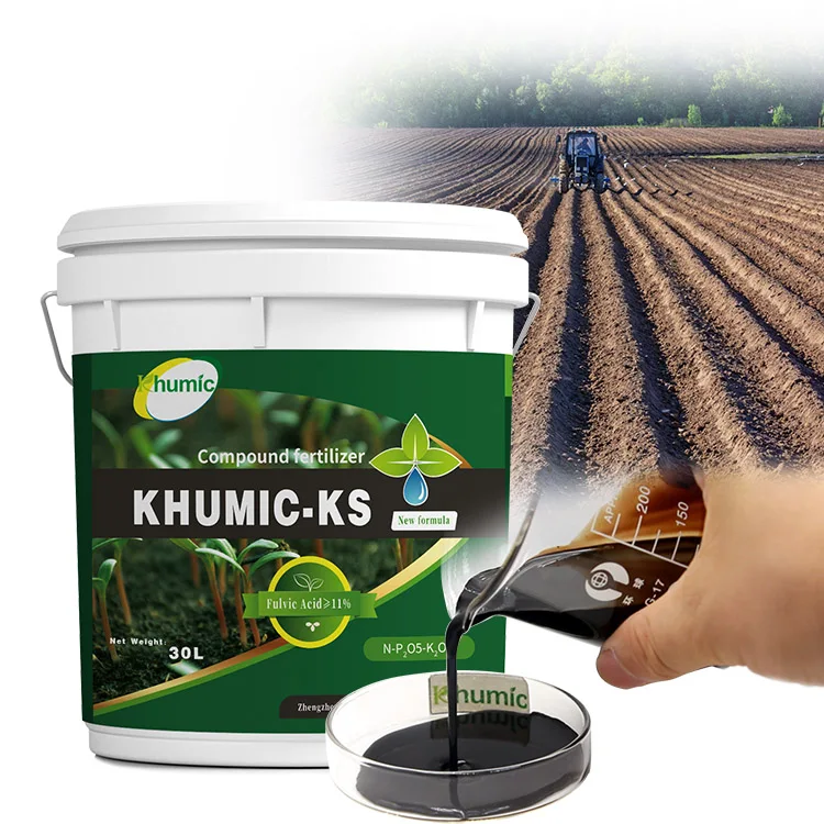 potassium humate acid for agriculture increase water retenion capacity liquid npk fertilizer