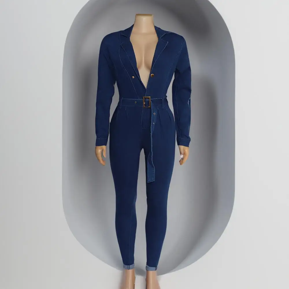 Good Selling Africa denim jumpsuit women elastic force pantalon jean pour femme girdle jeans pants for women