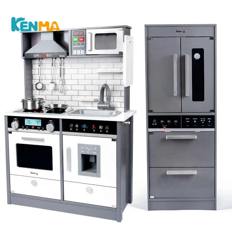 2022 Wooden Kitchen Pretend Play Toys For Kids