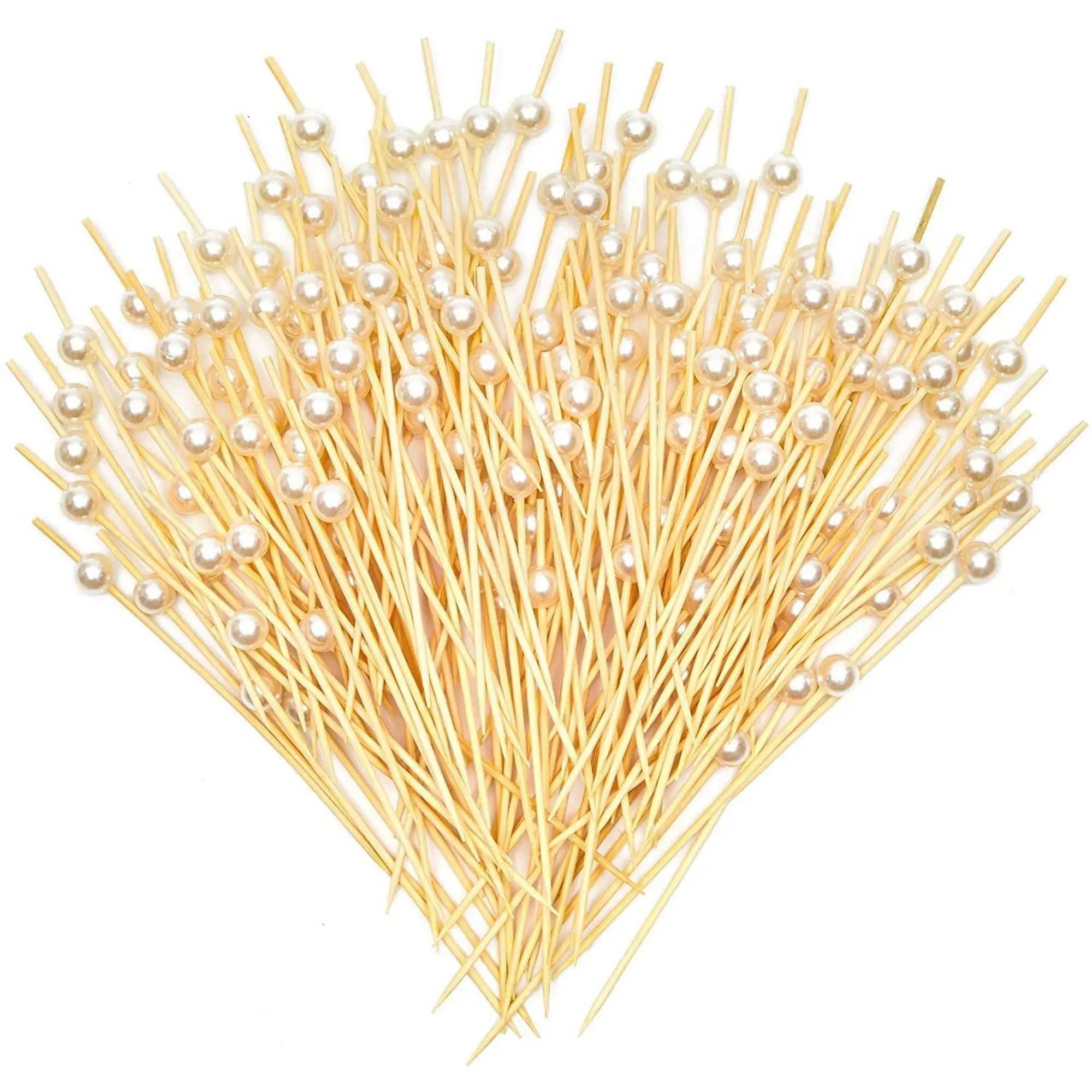 Acrylic Cocktail Sticks Custom Bamboo Decorative Party Food Picks Cocktail  for for Appetizers Picks