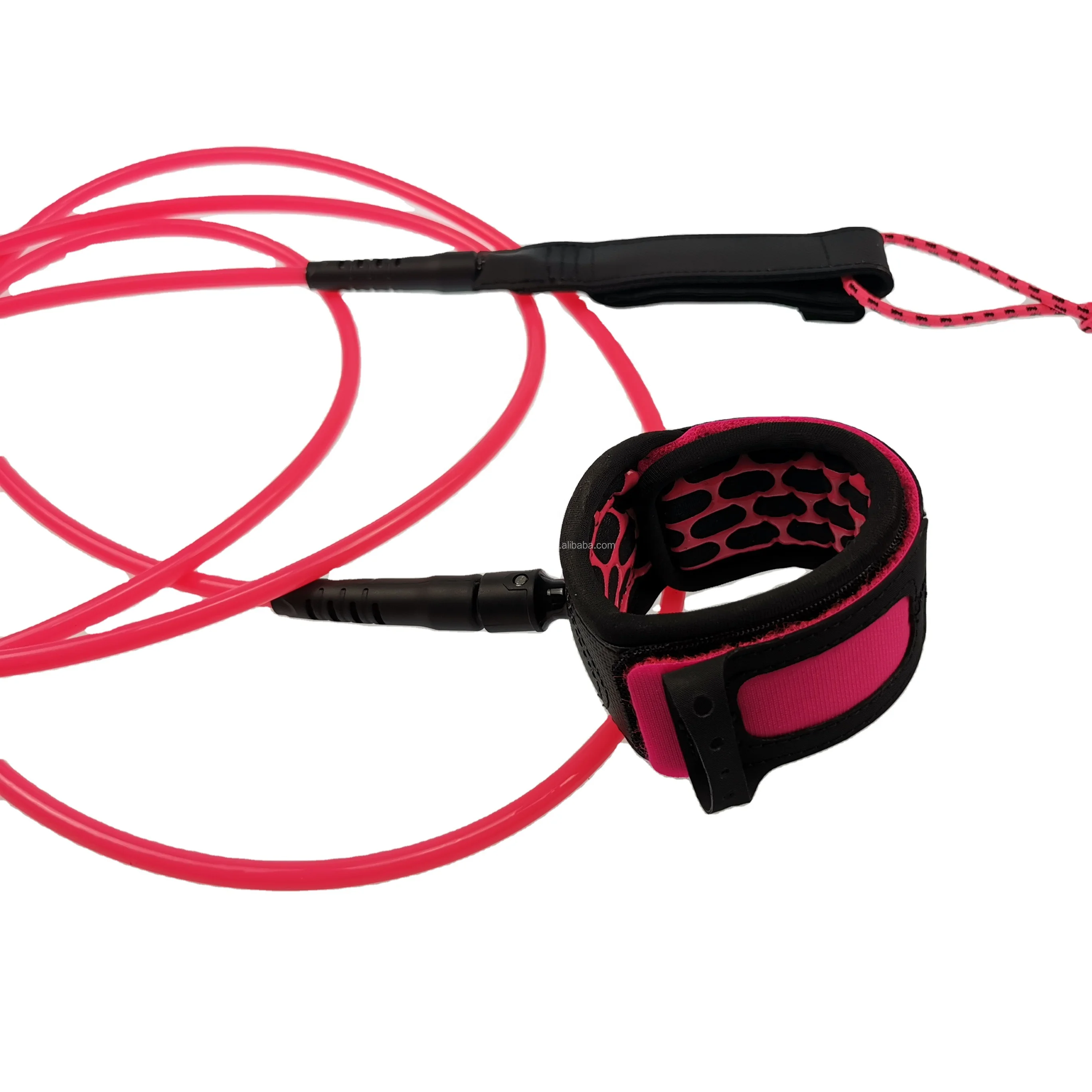 Surf Leash Costom Tow Rope Surf Big Wave Ski Waterproof Summer Beach Adjustable Wax Leg Rope Surfing Leash