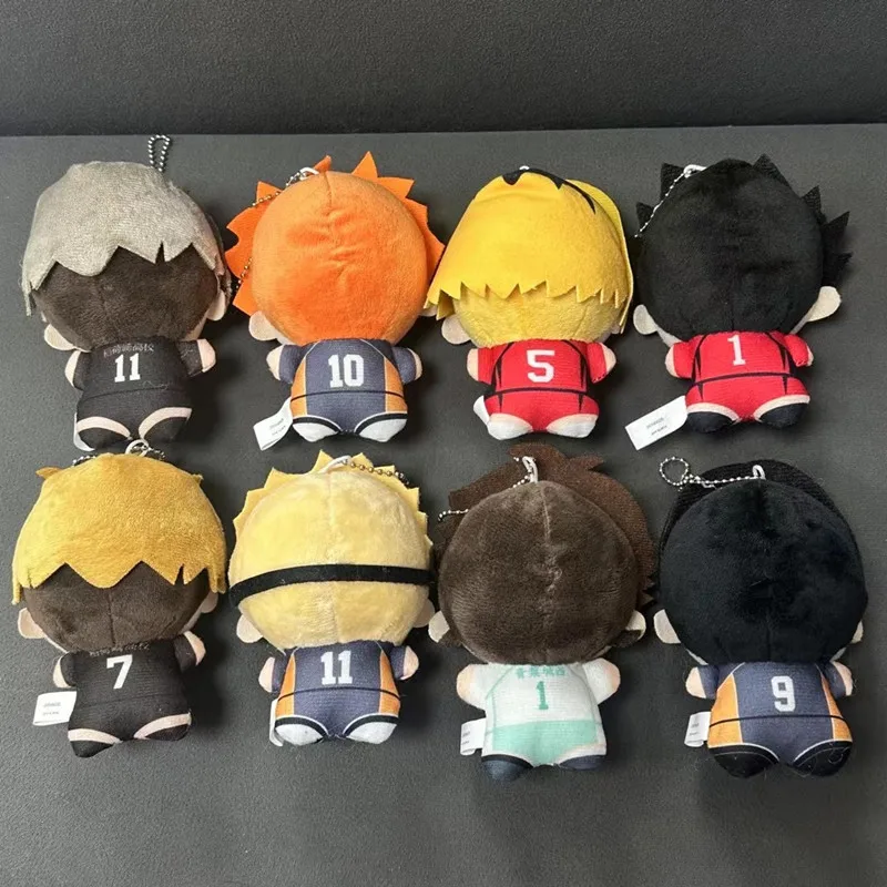 2024 New Mini 10cm Anime Plush Toy Soft Cotton Tobio Kageyama Shoyo Hinata Kuroo Tetsurou Stuffed Toys Pendant Kids Gift