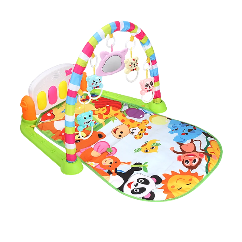 Wholesale Comfortable Kids Musical Activity Baby Handmade Play Gym Piano Fitness Rack Mat