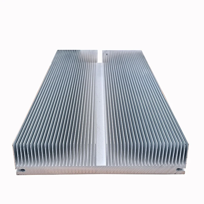 Factory wholesale anti UV anodised black custom aluminium heat sink pad for power amplifier cnc punching holes milling tapping