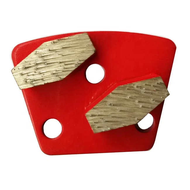 TRUE SHINE diamond grinding tool trapezoid diamond grinding plate pad for concrete flooring machine