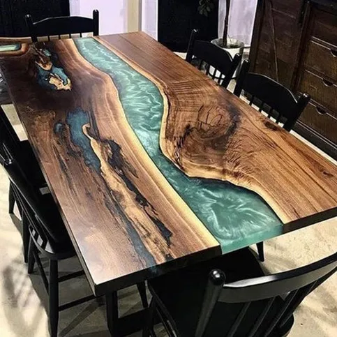 Epoxy Resin Clear Epoxy Resin Crystal Liquid Epoxy Resin For Table Furniture Decoration