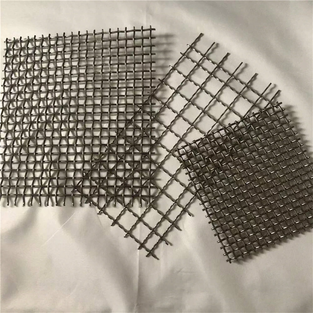 China Manufacturer Stainless Steel Decorative Flat Top Woven Wire Mesh