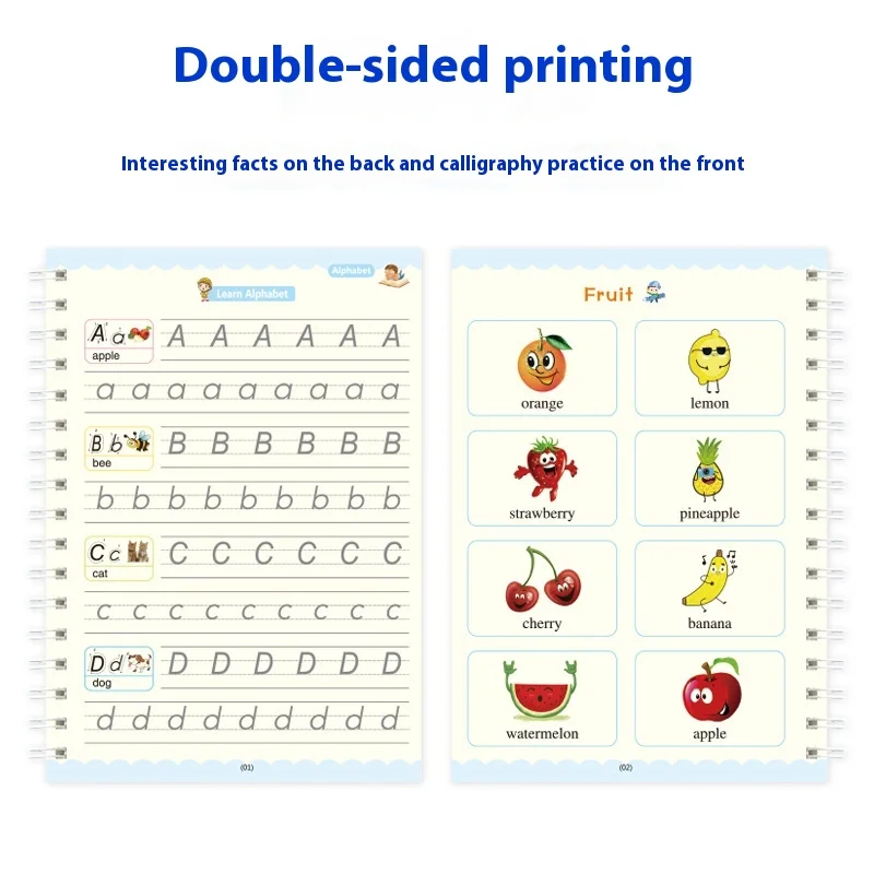 New Groove Magic Calligraphy Drawing Training Set Cross-Border Preschool Transition Script for Children Aged 5 to 7 Years