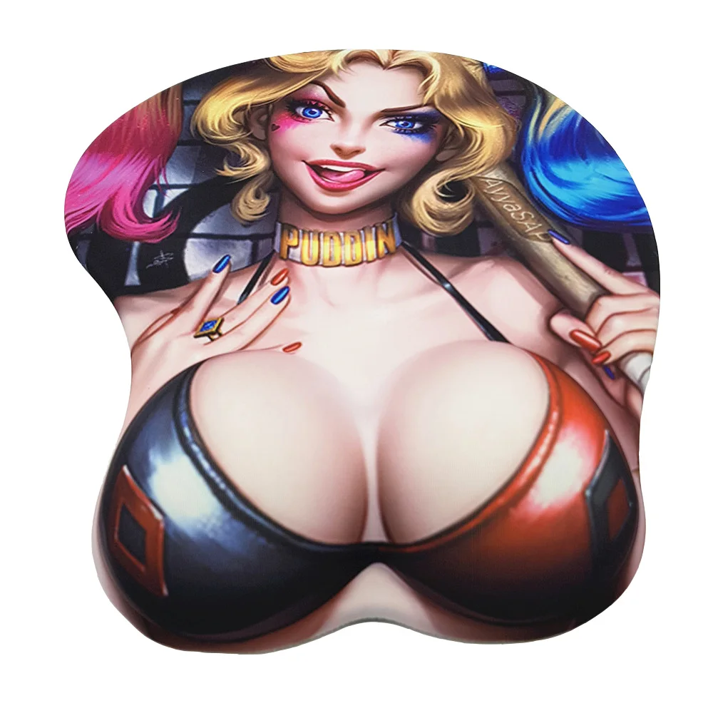 3d butt mouse pad sexy boob mousepad with wrist rest