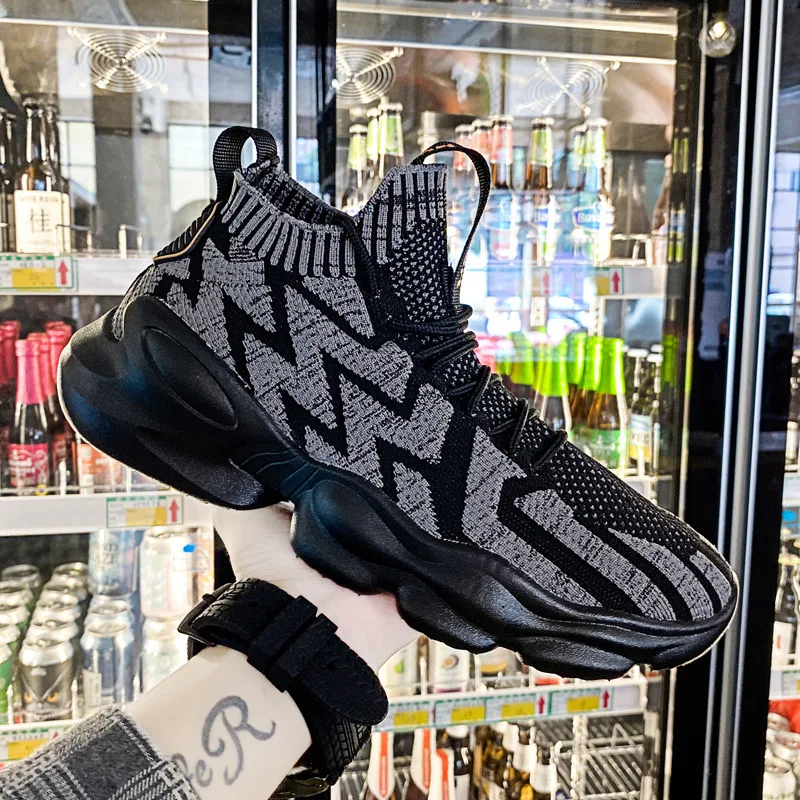 2024 летние новые мужские дизайнерские лоферы на мягкой подошве Носки дышащие баскетбольные домашние модные трендовые