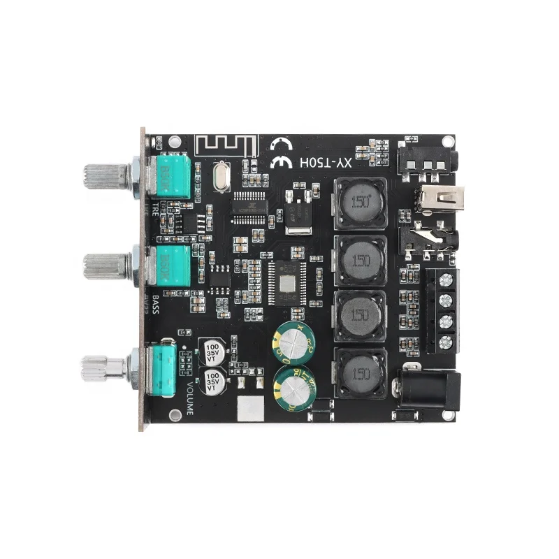 XY-T100H 100WX2 Ble 5 0 TPA3116D2 стерео цифровой усилитель мощности аудио