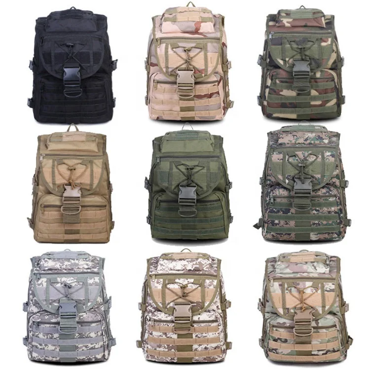 AYPPRO Multicam 3-Day Pack Unisex Outdoor Sports Rucksack MOLLE Fashionable Tactical Laptop Backpack Zipper Anti-Theft Hunting