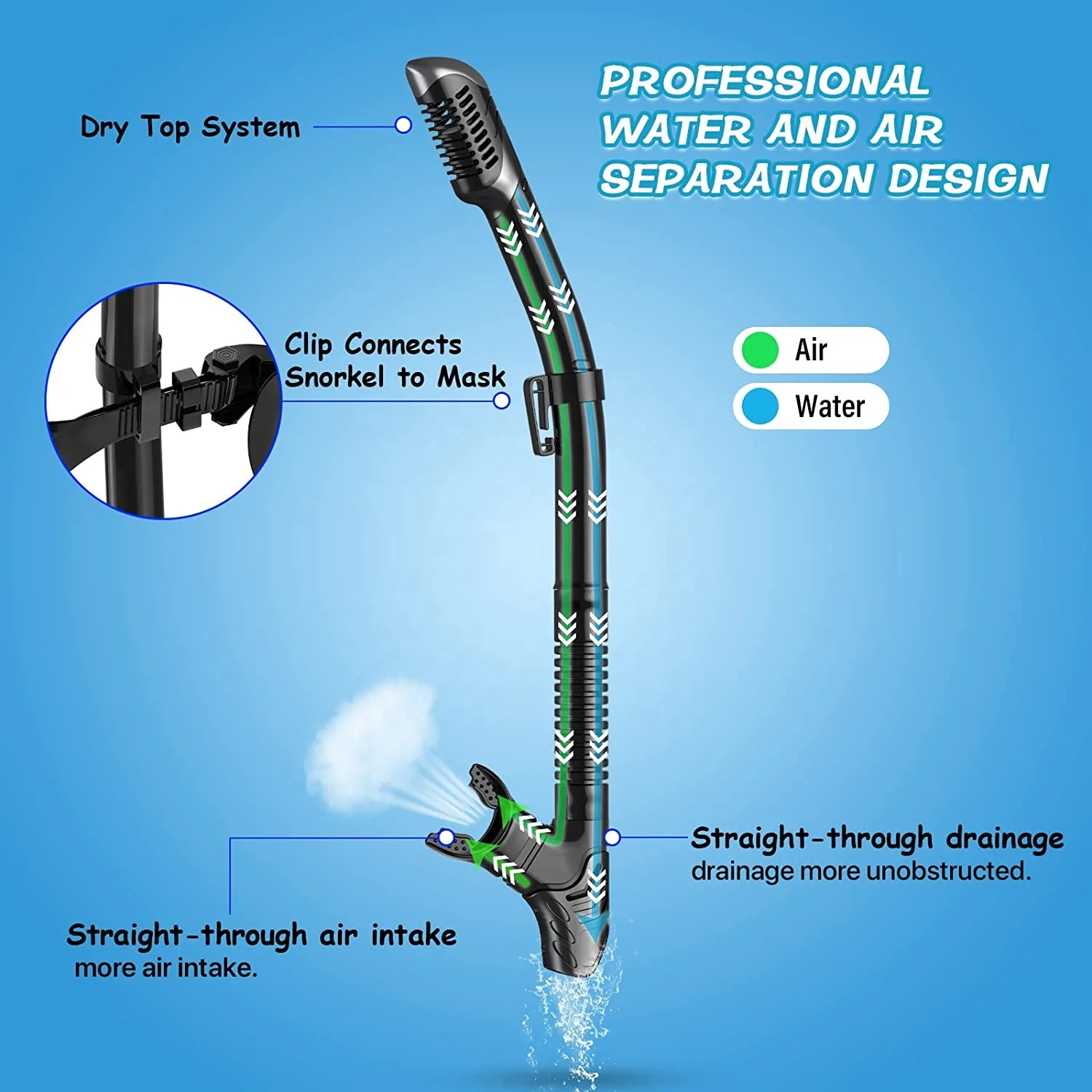 Wholesale us divers free diving scuba dive mask snorkel set