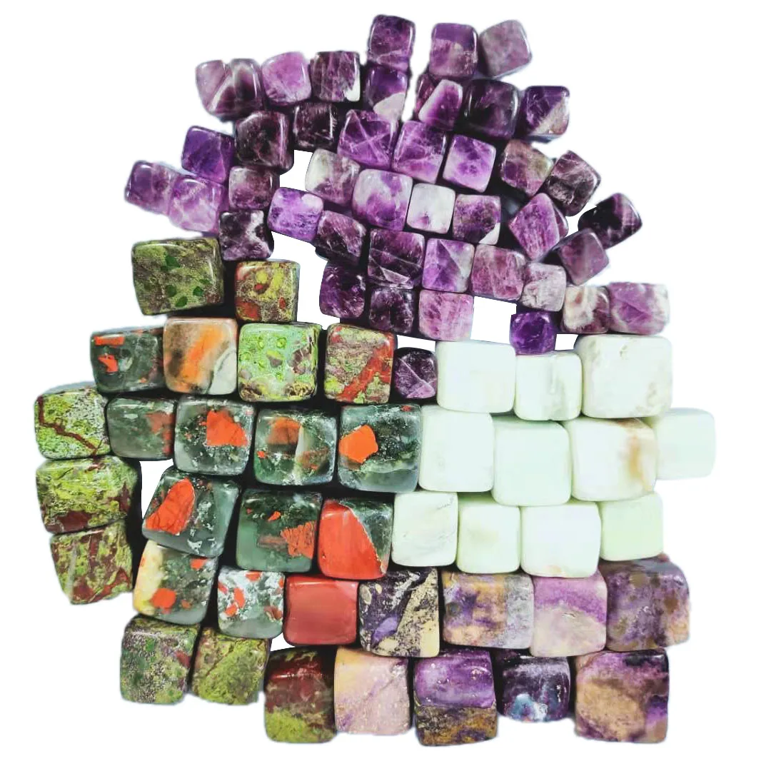 Hot Sale Natural Semi-precious Stones Rough Stone Crystal Cube