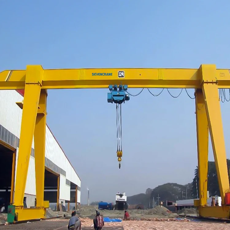 Sevencrane telescoping gantry crane 30 ton 20 ton girder fineworks gantry crane 50t