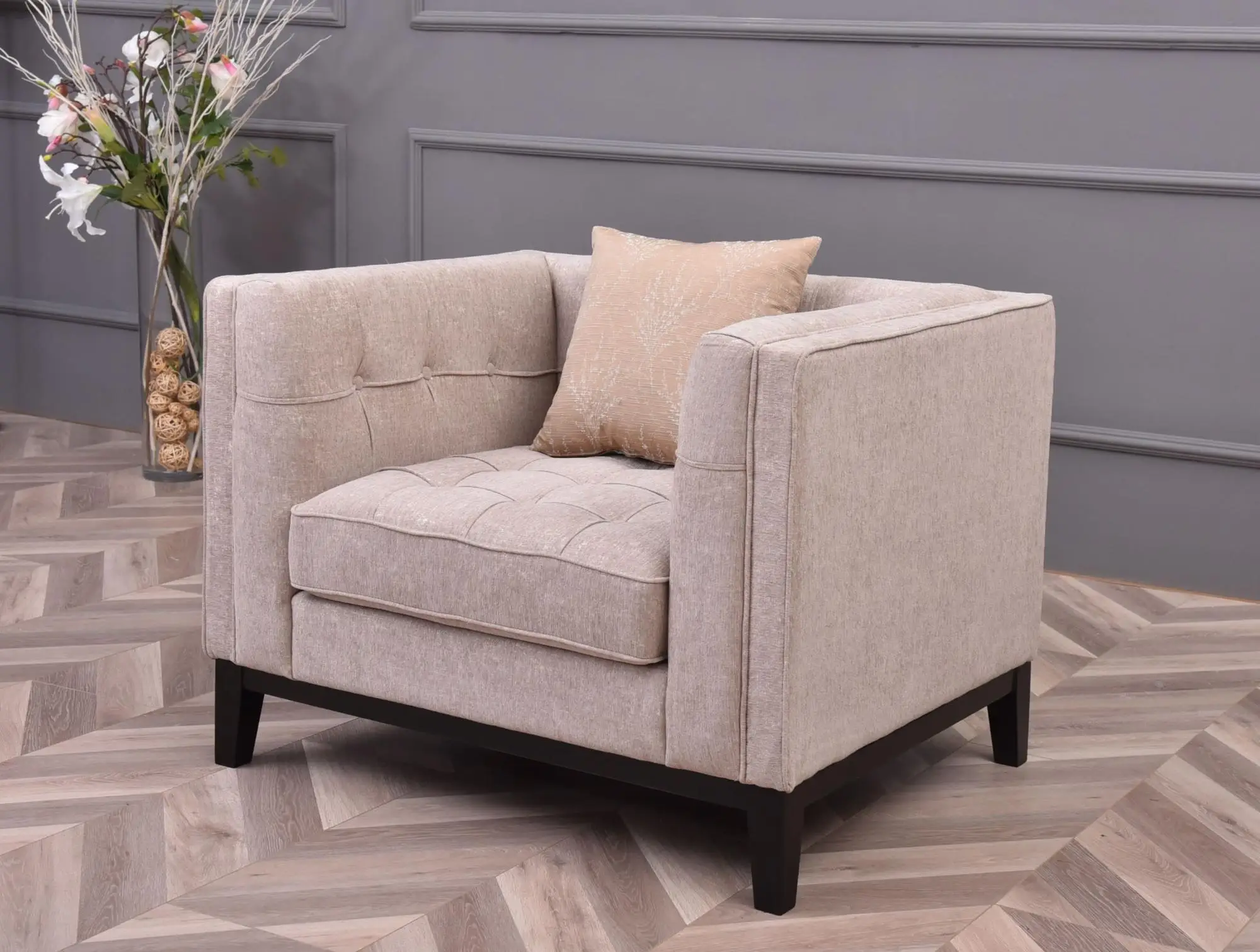 american desig fabric beige upholstered sofa 3 seater sofa set chesterfeild for living room MF1872