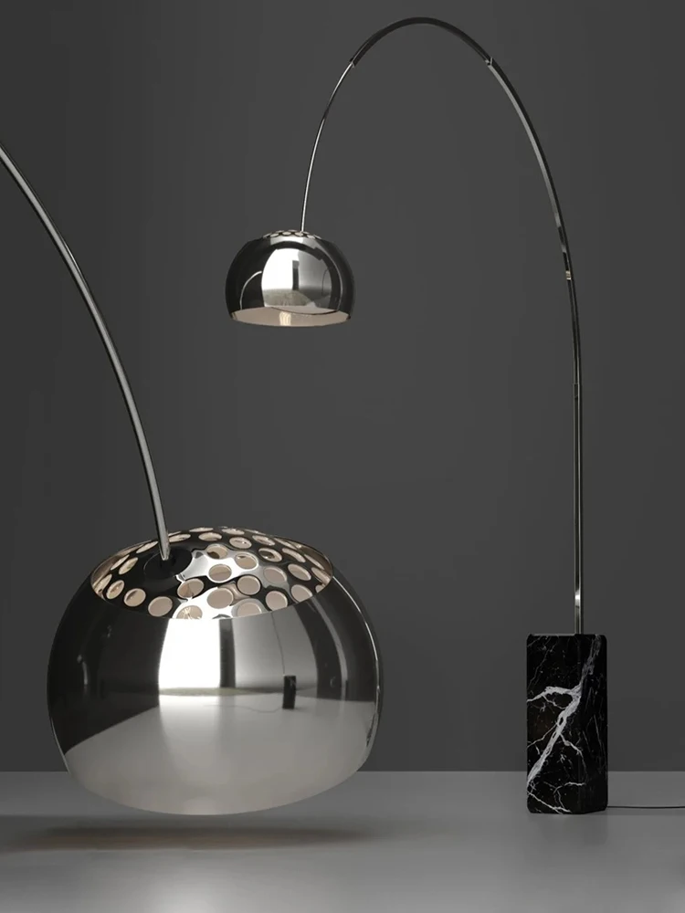 Italian Modern Minimalist Designer Living Room Floor Lamp Furniture Showroom Villa Restaurant Marble Fishing Floor Lamp