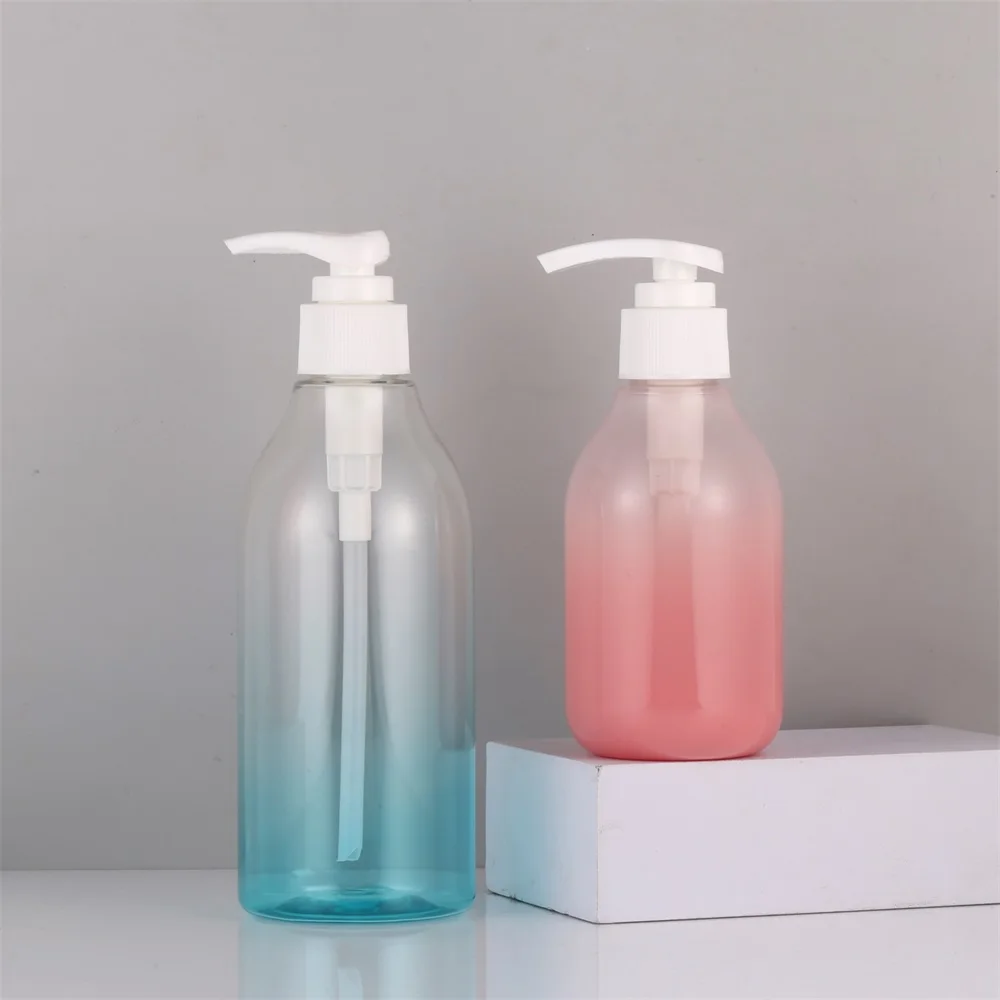 200 ml Body Pump Bottle Face wash container clear shampoo conditioner set lotion cosmetic packaging plastic soft bottle