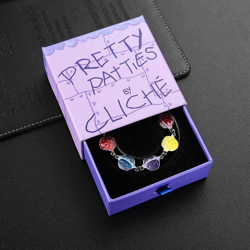 custom stainless steel colourful polished charm bracelet no fading metal bulk charms for bracelets