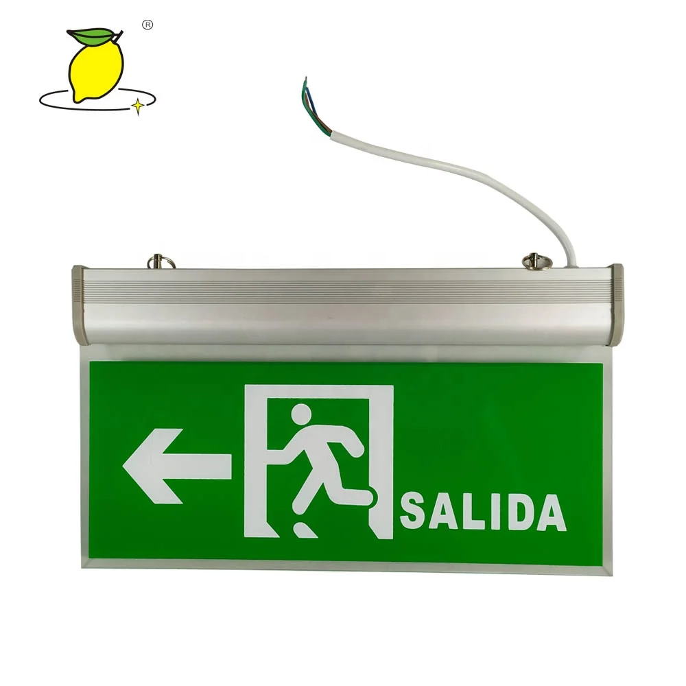 4mm Acrylic LED Emergency led exit sign light plate