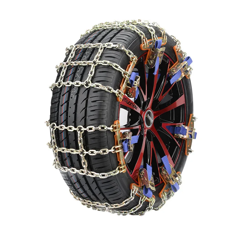 Factory directly wear resistant steel car vehicle anti-skid chain with icebreaker