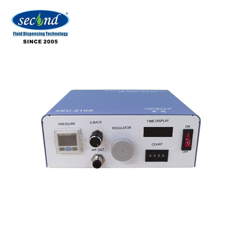 Manual digital dispensing air pressure dispenser controller for dispensing machine