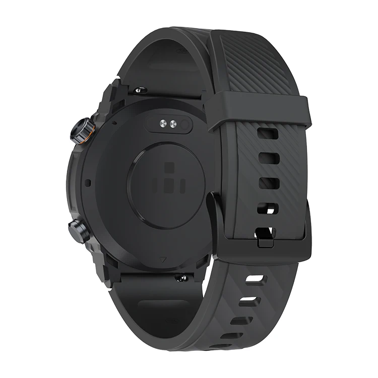 Round Navigation GPS Tracker Altimeter Barometer Sports MG02 Smart Watch with BT Calling Function