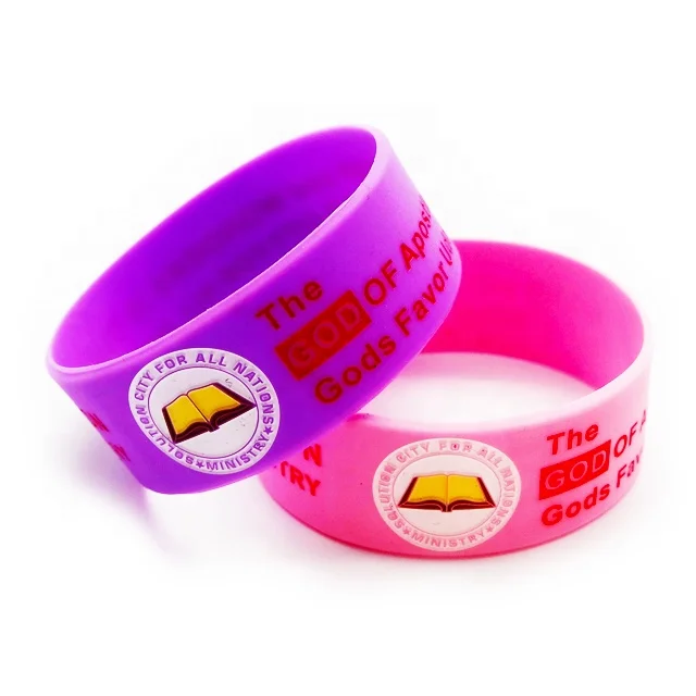 Engrave laser silicone wristband debossed silicone bracelet