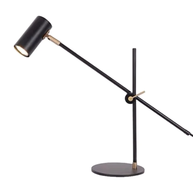 NModern  Adjustable Stainless Steel Led Desk Lamp Hotel Personality Art Desk  Table lamp