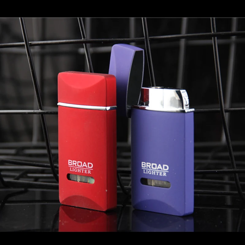 2020 yanzhen creative personality inflatable lighter metal windproof  cigarette gas  lighter factory wholesale