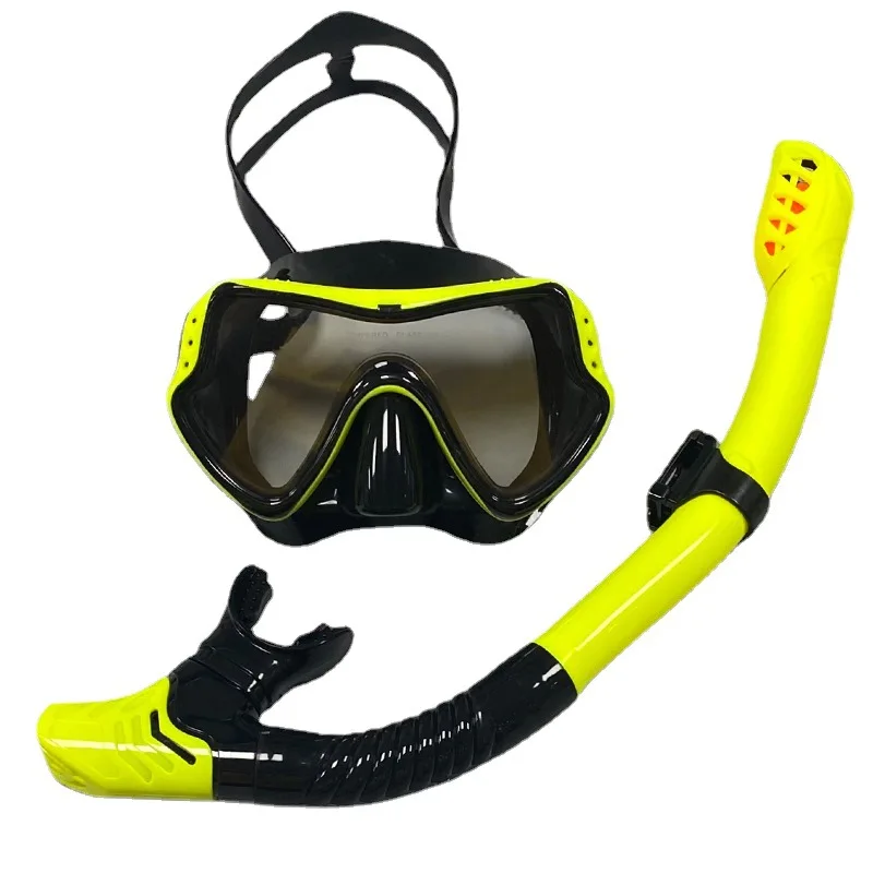 Jetshark High Quality Silicone Adjustable diving mask with snorkel Kit For Women Men
