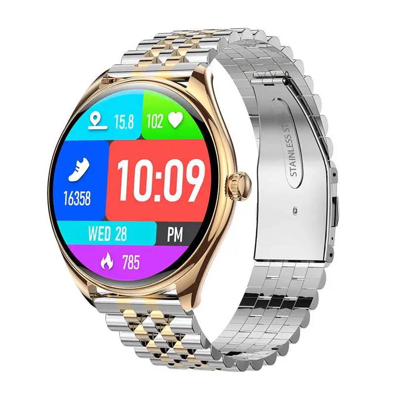 New AMOLED Smart Watch Men Women Heart Rate Sport Mode 24H Health Monitor 3ATM Waterproof Bluetooth Call Sports Smartwatch 2024