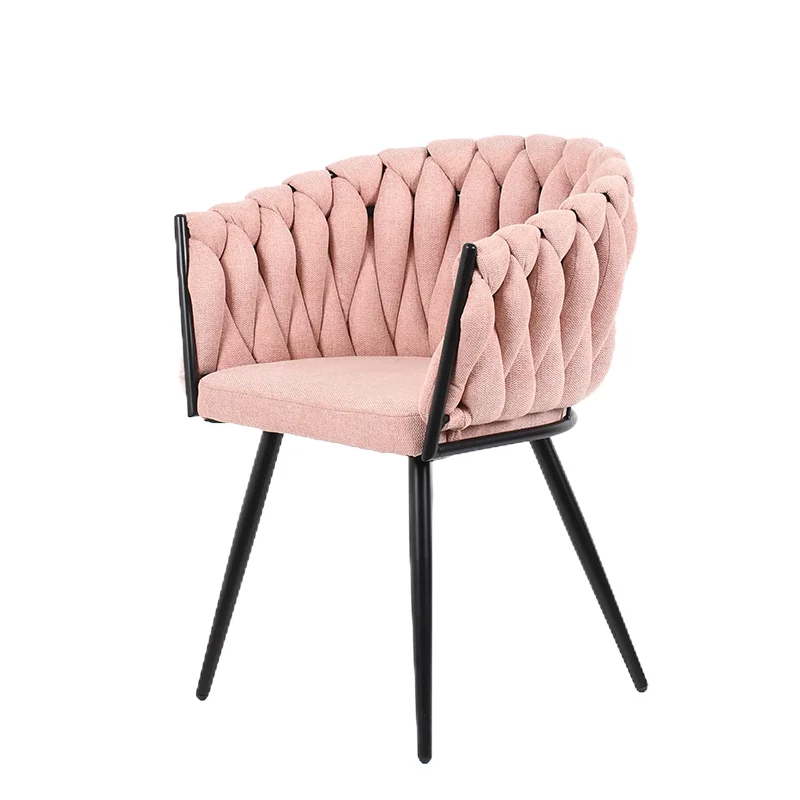 Luxury Design Restaurant Modern Fabric Dinning Pink Accent Dining Velvet Chairs Quantity Top Metal OEM Lead Packing Room PCS Pls