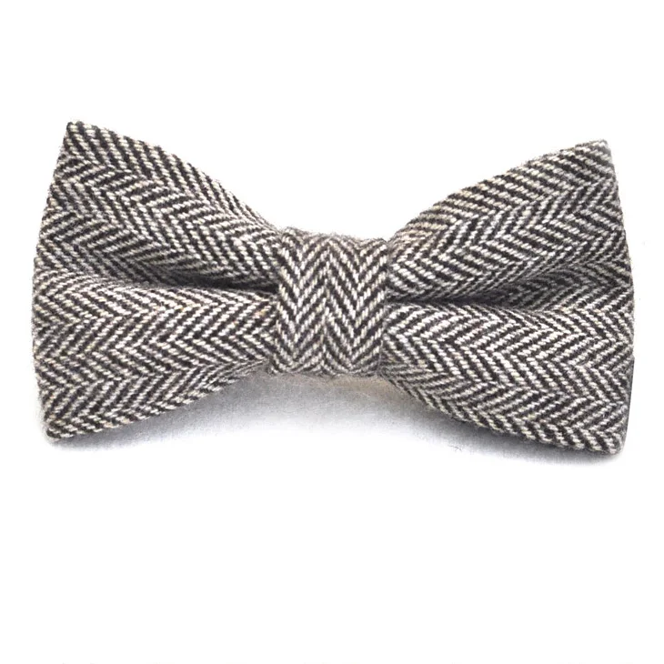 
 Акция, 100% шерстяной предварительно завязанный Галстук-бабочка для мужчин  